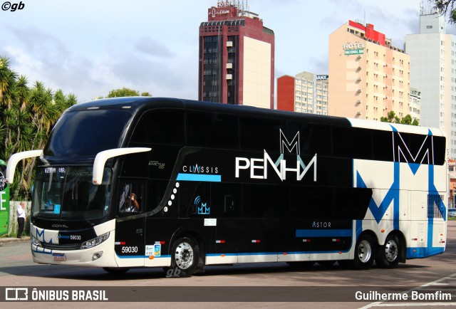 Empresa de Ônibus Nossa Senhora da Penha 59030 na cidade de Curitiba, Paraná, Brasil, por Guilherme Bomfim. Número da foto: #8530442.