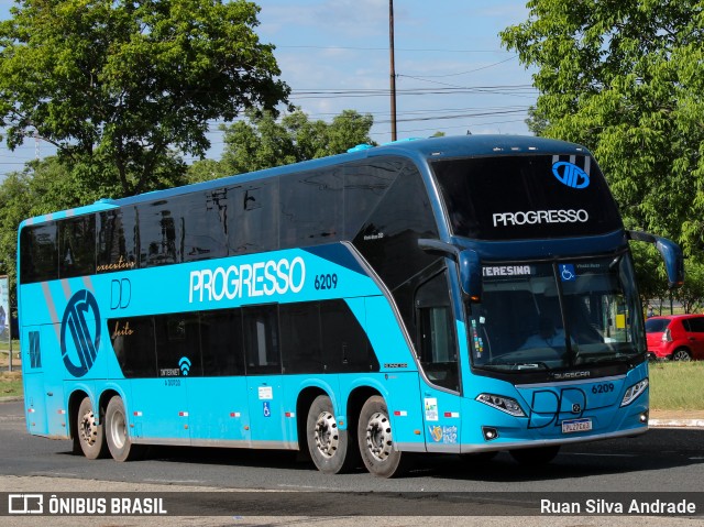 Auto Viação Progresso 6209 na cidade de Teresina, Piauí, Brasil, por Ruan Silva Andrade. Número da foto: #8531696.