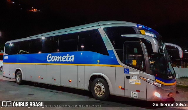 Viação Cometa 18538 na cidade de Santos, São Paulo, Brasil, por Guilherme Silva. Número da foto: #8529347.