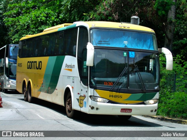 Empresa Gontijo de Transportes 14855 na cidade de São Paulo, São Paulo, Brasil, por João Victor. ID da foto: 8529546.