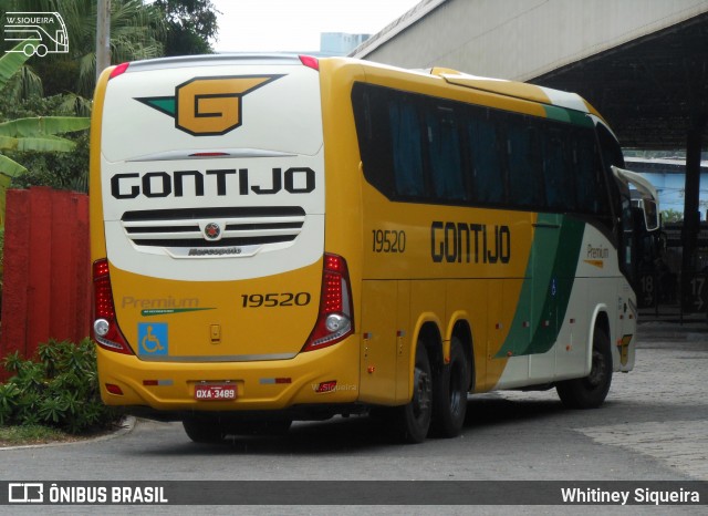 Empresa Gontijo de Transportes 19520 na cidade de Vitória, Espírito Santo, Brasil, por Whitiney Siqueira. Número da foto: #8533679.