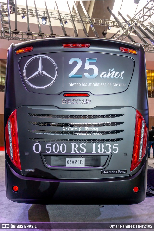 Mercedes-Benz O-500RS 1835 BlueTec 5 - B340 - Expo ANPACT 2019 na cidade de Puebla, Puebla, México, por Omar Ramírez Thor2102. ID da foto: 8535585.