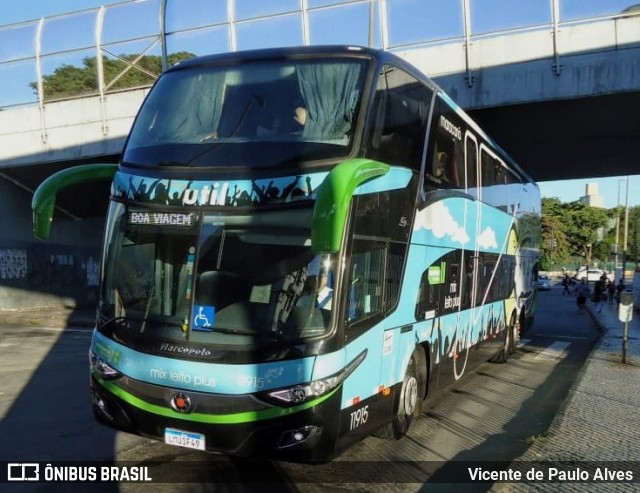 UTIL - União Transporte Interestadual de Luxo 11915 na cidade de Belo Horizonte, Minas Gerais, Brasil, por Vicente de Paulo Alves. Número da foto: #8532756.