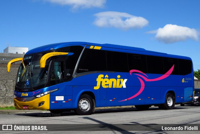 Rápido Expresso Fênix Viação 34525 na cidade de São Paulo, São Paulo, Brasil, por Leonardo Fidelli. ID da foto: 8535750.