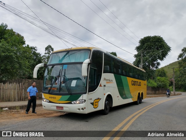 Empresa Gontijo de Transportes 14140 na cidade de Dom Silvério, Minas Gerais, Brasil, por Adriano  Almeida. ID da foto: 8534562.