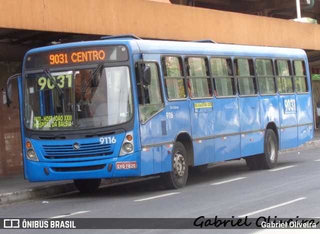 São Cristóvão Transportes 9116 na cidade de Belo Horizonte, Minas Gerais, Brasil, por Gabriel Oliveira. Número da foto: #8532551.