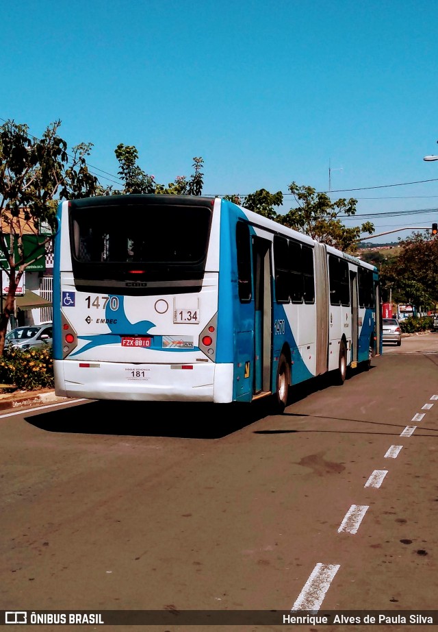 VB Transportes e Turismo 1470 na cidade de Campinas, São Paulo, Brasil, por Henrique Alves de Paula Silva. Número da foto: #8535526.