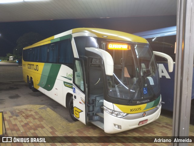 Empresa Gontijo de Transportes 16505 na cidade de João Monlevade, Minas Gerais, Brasil, por Adriano  Almeida. Número da foto: #8534623.