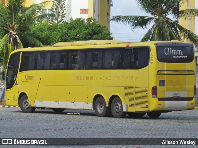 Viação Itapemirim 8649 na cidade de Fortaleza, Ceará, Brasil, por Alisson Wesley. Número da foto: #8534032.