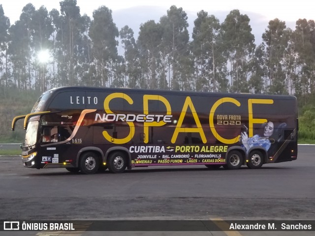 Expresso Nordeste 5615 na cidade de General Carneiro, Paraná, Brasil, por Alexandre M.  Sanches. ID da foto: 8535765.