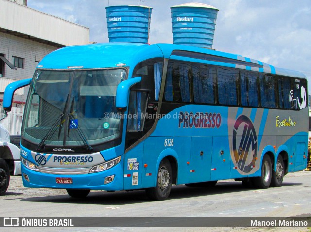 Auto Viação Progresso 6126 na cidade de Recife, Pernambuco, Brasil, por Manoel Mariano. ID da foto: 8535578.