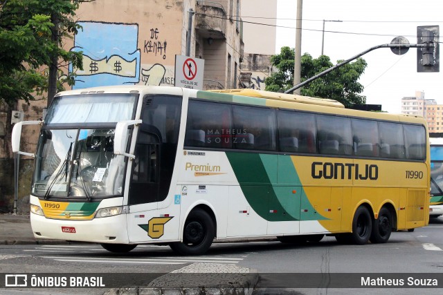 Empresa Gontijo de Transportes 11990 na cidade de Belo Horizonte, Minas Gerais, Brasil, por Matheus Souza. ID da foto: 8535517.