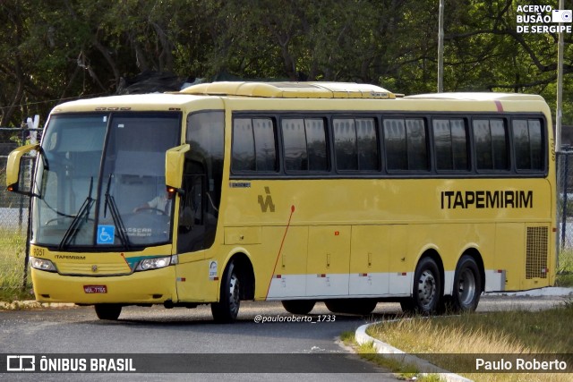 Viação Itapemirim 9051 na cidade de Aracaju, Sergipe, Brasil, por Paulo Roberto. ID da foto: 8533631.