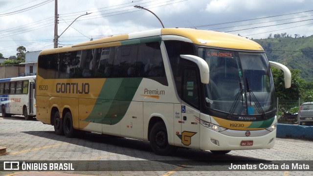 Empresa Gontijo de Transportes 19230 na cidade de Coronel Fabriciano, Minas Gerais, Brasil, por Jonatas Costa da Mata. Número da foto: #8533583.