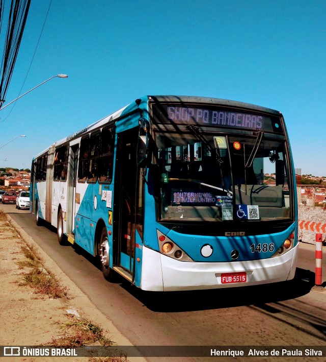VB Transportes e Turismo 1486 na cidade de Campinas, São Paulo, Brasil, por Henrique Alves de Paula Silva. Número da foto: #8535496.