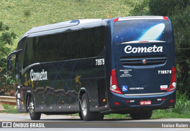 Viação Cometa 719579 na cidade de Santos Dumont, Minas Gerais, Brasil, por Isaias Ralen. ID da foto: 8534820.