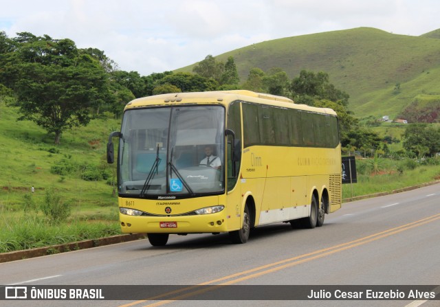 Viação Itapemirim 8611 na cidade de Muriaé, Minas Gerais, Brasil, por Julio Cesar Euzebio Alves. ID da foto: 8537965.