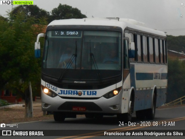 Juratur - Jurandi Turismo 12140 na cidade de Demerval Lobão, Piauí, Brasil, por Francisco de Assis Rodrigues da Silva. ID da foto: 8537324.