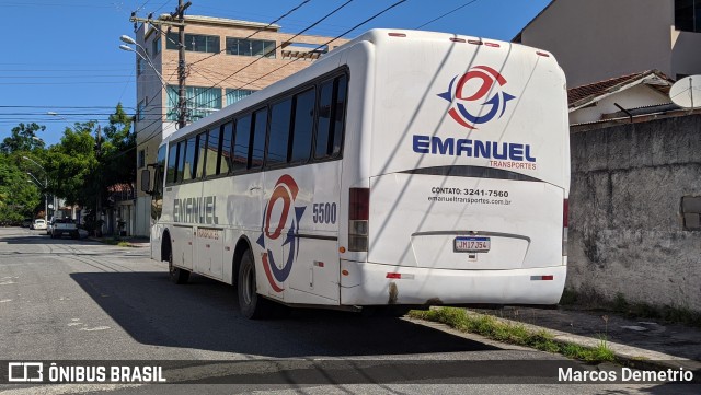 Emanuel Transportes 5500 na cidade de Serra, Espírito Santo, Brasil, por Marcos Demetrio. Número da foto: #8536691.