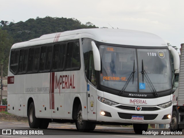 Ônibus Particulares 1109 na cidade de Conselheiro Lafaiete, Minas Gerais, Brasil, por Rodrigo  Aparecido. ID da foto: 8537926.