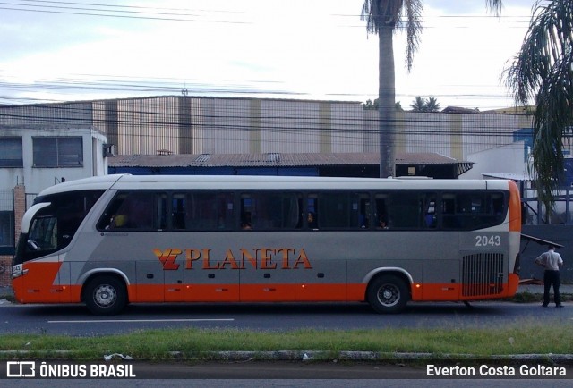 Planeta Transportes Rodoviários 2043 na cidade de Cariacica, Espírito Santo, Brasil, por Everton Costa Goltara. ID da foto: 8536690.