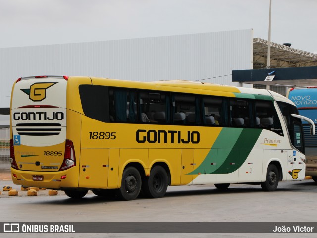 Empresa Gontijo de Transportes 18895 na cidade de Goiânia, Goiás, Brasil, por João Victor. ID da foto: 8538486.