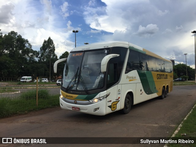 Empresa Gontijo de Transportes 18495 na cidade de Anápolis, Goiás, Brasil, por Sullyvan Martins Ribeiro. ID da foto: 8538805.