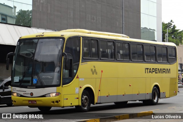 Viação Itapemirim 8221 na cidade de Rio de Janeiro, Rio de Janeiro, Brasil, por Lucas Oliveira. ID da foto: 8538113.