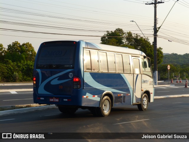 EDACOS Transportes Coletivos Especiais e Turismo 3912018 na cidade de Manaus, Amazonas, Brasil, por Jeison Gabriel Souza. Número da foto: #9327066.