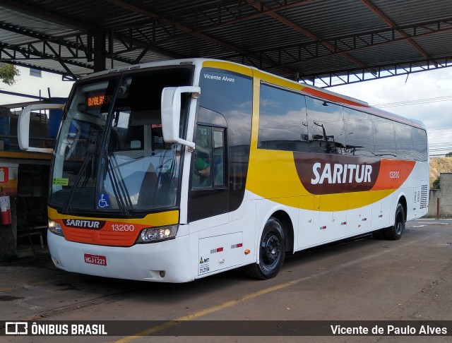 Saritur - Santa Rita Transporte Urbano e Rodoviário 13200 na cidade de Belo Horizonte, Minas Gerais, Brasil, por Vicente de Paulo Alves. ID da foto: 9324216.