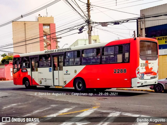 Expresso CampiBus 2288 na cidade de Campinas, São Paulo, Brasil, por Danilo Augusto. Número da foto: #9324878.