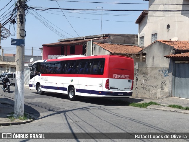 Viação Piracicabana 4442 na cidade de São Paulo, São Paulo, Brasil, por Rafael Lopes de Oliveira. Número da foto: #9325328.