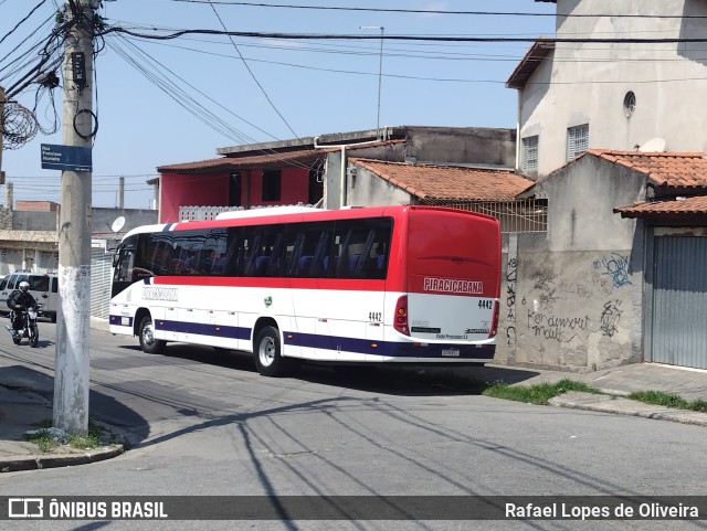 Viação Piracicabana 4442 na cidade de São Paulo, São Paulo, Brasil, por Rafael Lopes de Oliveira. ID da foto: 9325328.