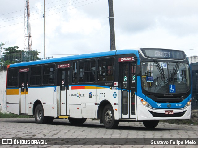 Transportadora Globo 785 na cidade de Recife, Pernambuco, Brasil, por Gustavo Felipe Melo. Número da foto: #9325346.