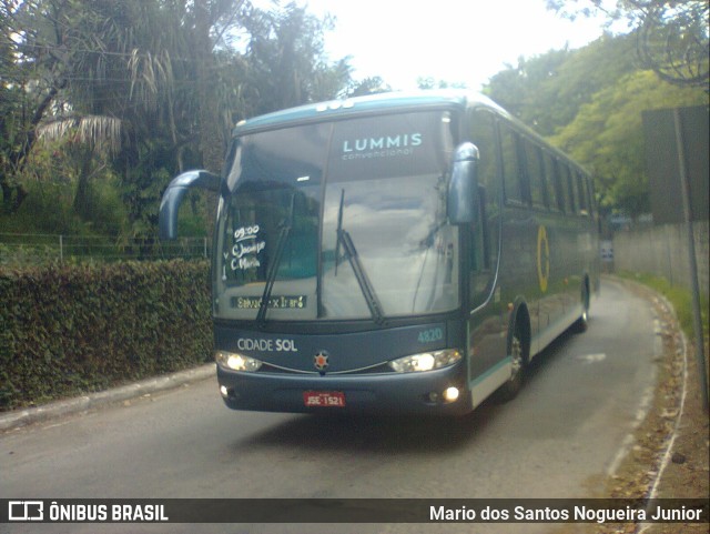 Viação Cidade Sol 4820 na cidade de Salvador, Bahia, Brasil, por Mario dos Santos Nogueira Junior. ID da foto: 9324632.