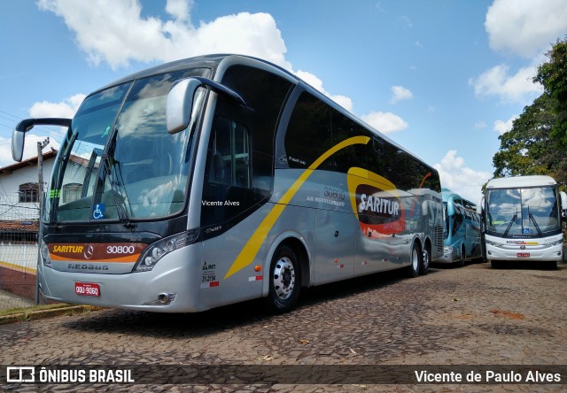 Saritur - Santa Rita Transporte Urbano e Rodoviário 30800 na cidade de Belo Horizonte, Minas Gerais, Brasil, por Vicente de Paulo Alves. ID da foto: 9324212.