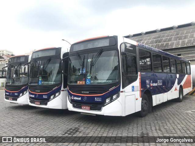 Viação Ideal B28501 na cidade de Rio de Janeiro, Rio de Janeiro, Brasil, por Jorge Gonçalves. Número da foto: #9326590.
