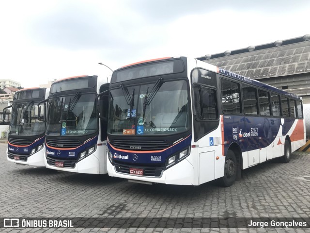 Viação Ideal B28501 na cidade de Rio de Janeiro, Rio de Janeiro, Brasil, por Jorge Gonçalves. ID da foto: 9326590.