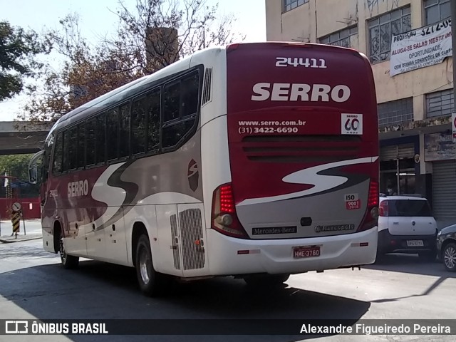 Viação Serro 24411 na cidade de Belo Horizonte, Minas Gerais, Brasil, por Alexandre Figueiredo Pereira. Número da foto: #9327051.