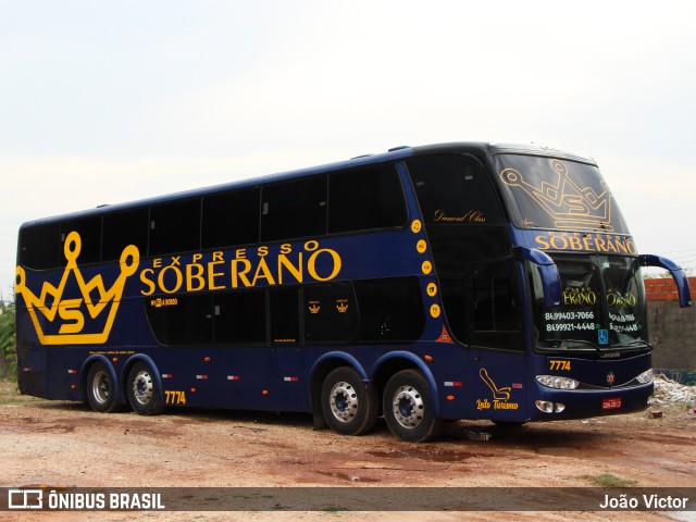 Expresso Soberano 7774 na cidade de Teresina, Piauí, Brasil, por João Victor. Número da foto: #9327093.