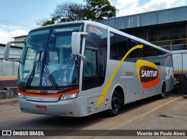 Saritur - Santa Rita Transporte Urbano e Rodoviário 13000 na cidade de Belo Horizonte, Minas Gerais, Brasil, por Vicente de Paulo Alves. ID da foto: 9324222.