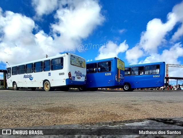 Viação Atalaia Transportes 6009 na cidade de Aracaju, Sergipe, Brasil, por Matheus dos Santos. ID da foto: 9327146.