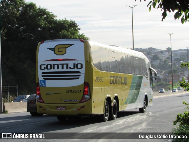 Empresa Gontijo de Transportes 21650 na cidade de Belo Horizonte, Minas Gerais, Brasil, por Douglas Célio Brandao. ID da foto: 9327003.