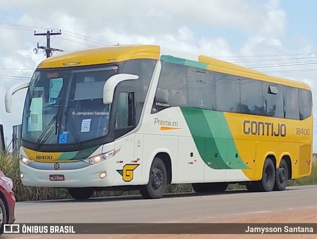 Empresa Gontijo de Transportes 18400 na cidade de São Miguel dos Campos, Alagoas, Brasil, por Jamysson Santana. ID da foto: 9326713.