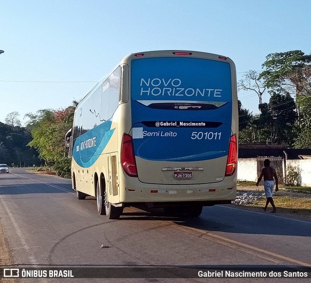 Viação Novo Horizonte 501011 na cidade de Ibirataia, Bahia, Brasil, por Gabriel Nascimento dos Santos. Número da foto: #9355364.