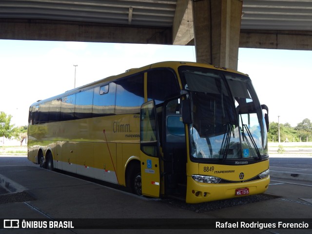 Viação Itapemirim 8849 na cidade de Aracaju, Sergipe, Brasil, por Rafael Rodrigues Forencio. Número da foto: #9354367.