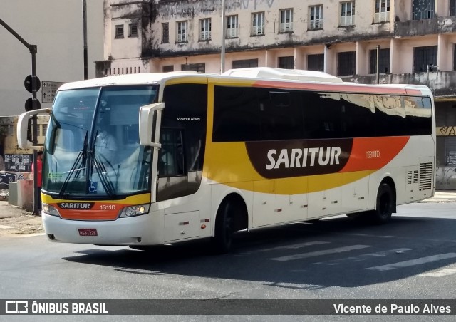 Saritur - Santa Rita Transporte Urbano e Rodoviário 13110 na cidade de Belo Horizonte, Minas Gerais, Brasil, por Vicente de Paulo Alves. ID da foto: 9353633.