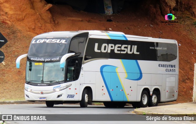 LopeSul Transportes - Lopes e Oliveira Transportes e Turismo - Lopes Sul 2082 na cidade de Campinas, São Paulo, Brasil, por Sérgio de Sousa Elias. Número da foto: #9356650.