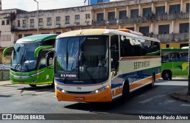 Viação Sertaneja 770 na cidade de Belo Horizonte, Minas Gerais, Brasil, por Vicente de Paulo Alves. ID da foto: 9355333.