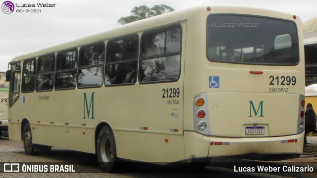 Auto Viação São Braz 21299 na cidade de Curitiba, Paraná, Brasil, por Lucas Weber Calizario. Número da foto: #9356992.